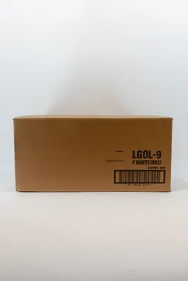 9" Gold Corrugated Scalloped Edge Cake Circle