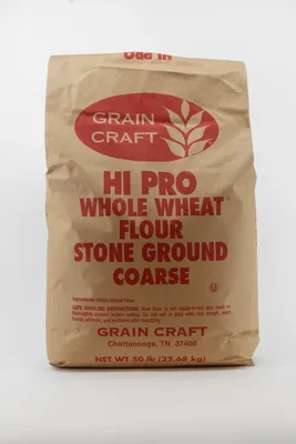 Flour Whole Wheat Coarse Hi Pro Stone Ground 50#