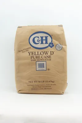 Sugar Cane Brown Dark Yellow C&H 50# - Puratos
