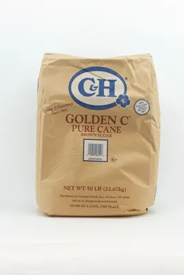 Sugar Cane Golden Light Brown C&H 50# - Puratos