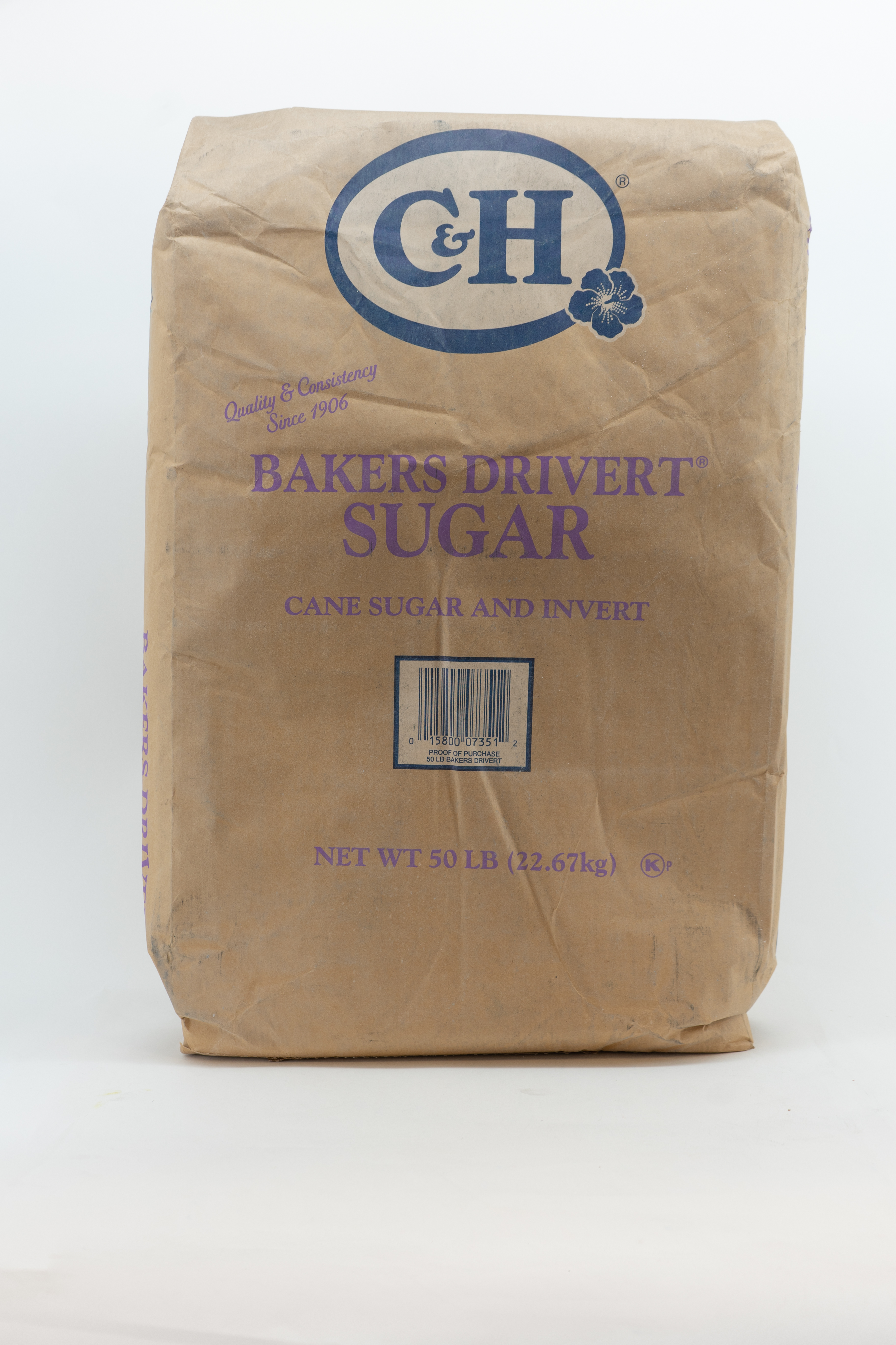 Sugar Cane Drivert 7351400 C&H 50# - Puratos