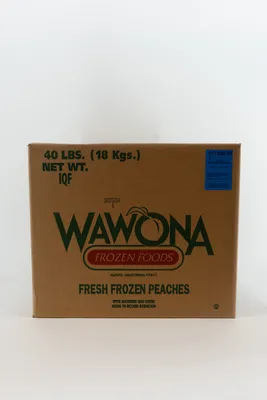 Frozen IQF Peaches Sliced 40#