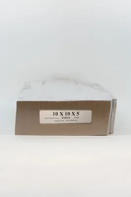 White Box 10 x 10 x 5 or 5.5 100 Count