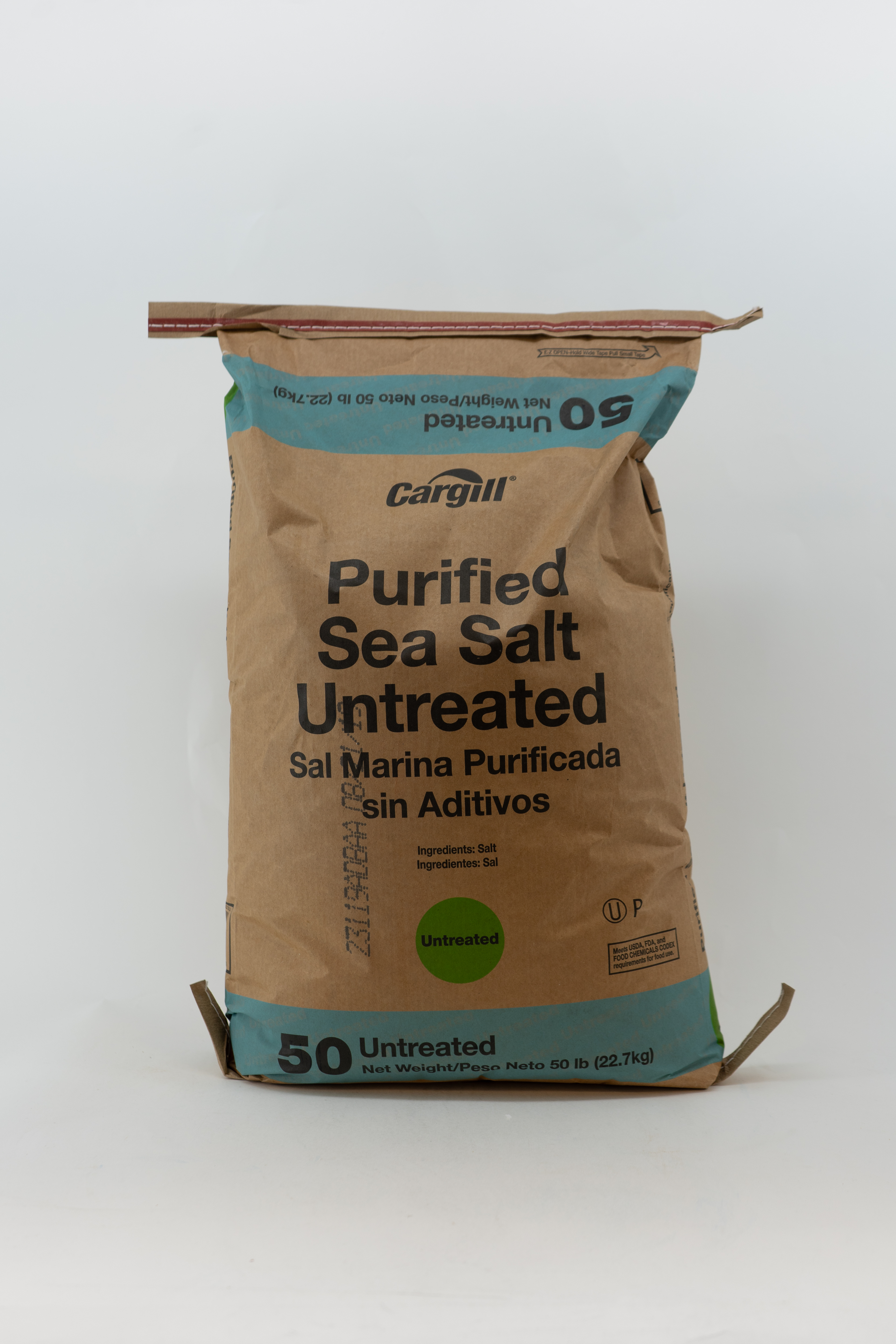 Cargill Purified Sea Salt Untreated 50lb Puratos