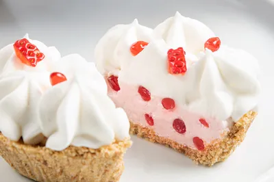 Strawberry Pearl Mousse Tart